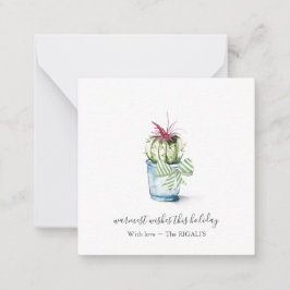 Cartão De Notas Etiquetas de presentes de miniNatal exclusivas com