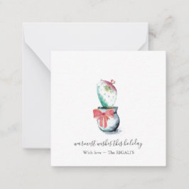 Cartão De Notas Etiquetas de presentes de miniNatal exclusivas com