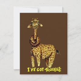 Cartão De Notas Eu tenho problemas