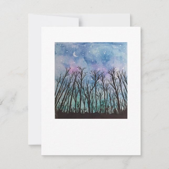 Cartão De Notas Evening Twilight (Frente)
