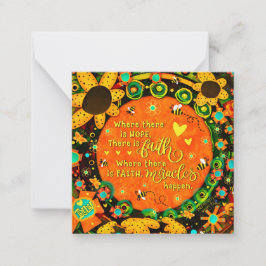 Cartão De Notas Faith Bumblebee Floral Irelyn Mini