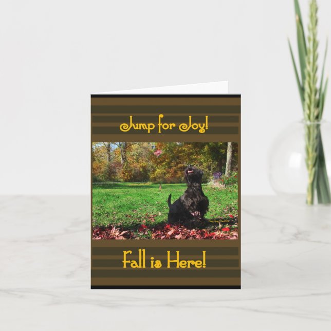 Cartão De Notas Fall Bliss (Frente)