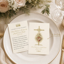 Favor de casamento católico Imaculado Coração de M
