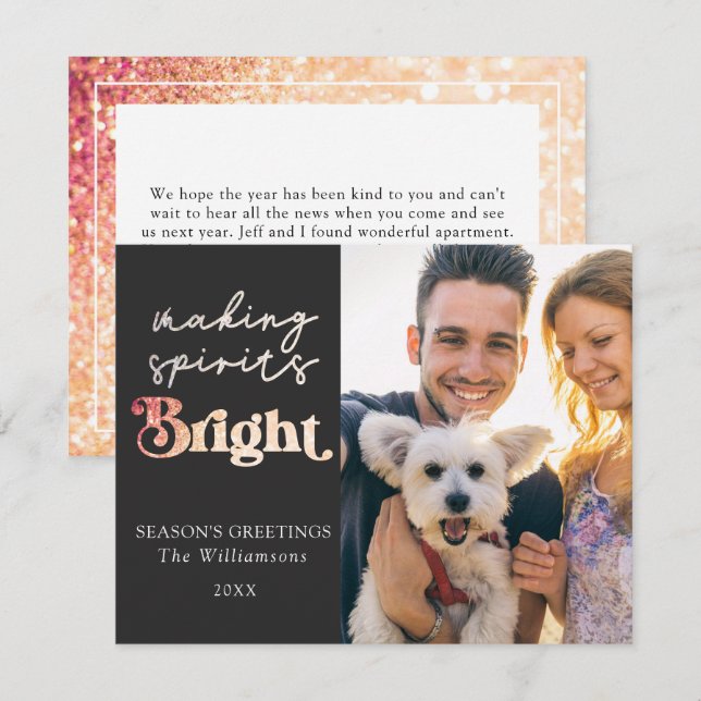 Cartão De Notas Fazer Spira Bright Fotografias Saudações (Frente/Verso)