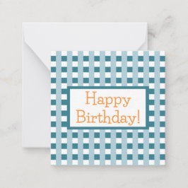Cartão De Notas Feliz Aniversário