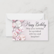 feliz aniversário 3d balões coloridos na moda rosa