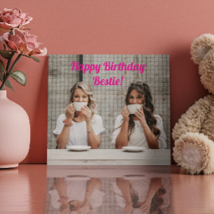 Cartão De Notas Feliz Aniversário Bestie Card