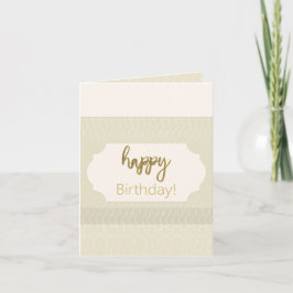 Cartão De Notas Feliz Aniversário Nome Personalizado Minimal Nórdi