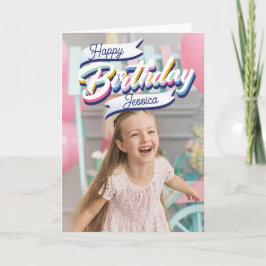 Cartão De Notas Feliz aniversário personalizável