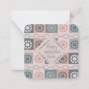 Cartão De Notas Feliz Aniversário Tio