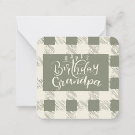 Cartão De Notas Feliz Aniversário Vovô