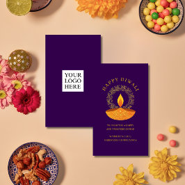 Cartão De Notas Feliz Apreciação do Cliente Diwali