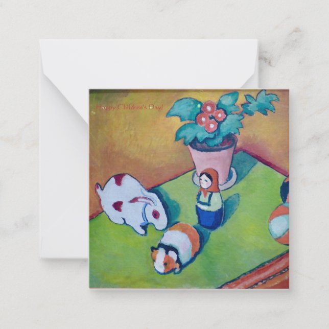 Cartão De Notas Feliz Dia das Crianças! (Frente)