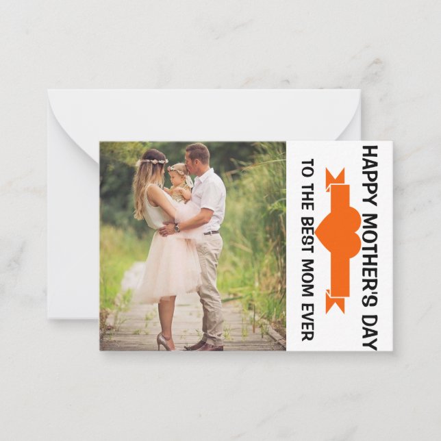 CARTÃO DE NOTAS FELIZ DIA DAS MÃES (Frente)