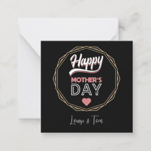 Cartão De Notas Feliz dia das mães