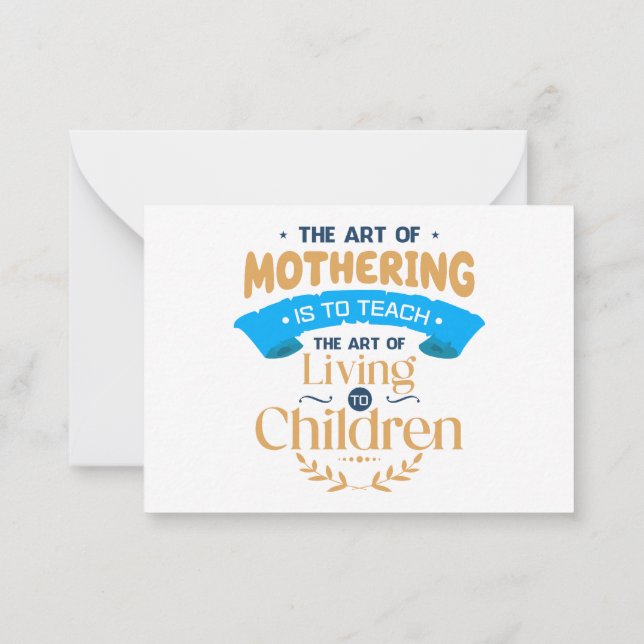 Cartão De Notas Feliz Dia das Mães, com Amor (Verso)