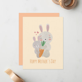 Cartão De Notas Feliz Dia das Mães Saltitante