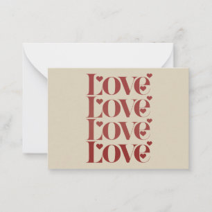 Cartão De Notas Feliz Dia dos Namorados Amor Casal de Namorados
