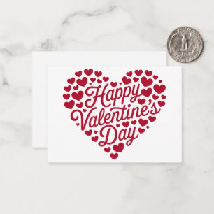 Cartão De Notas Feliz Dia dos Namorados Namorado Amor Coração