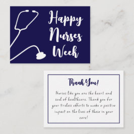 Cartão De Notas Feliz Enfermeiro Semana Apreciação da Enfermeira