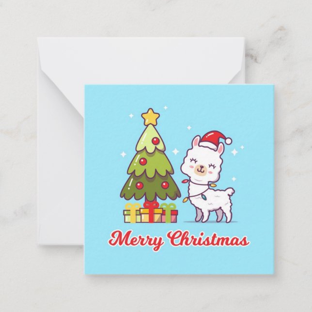 Cartão De Notas Feliz Natal (Frente)