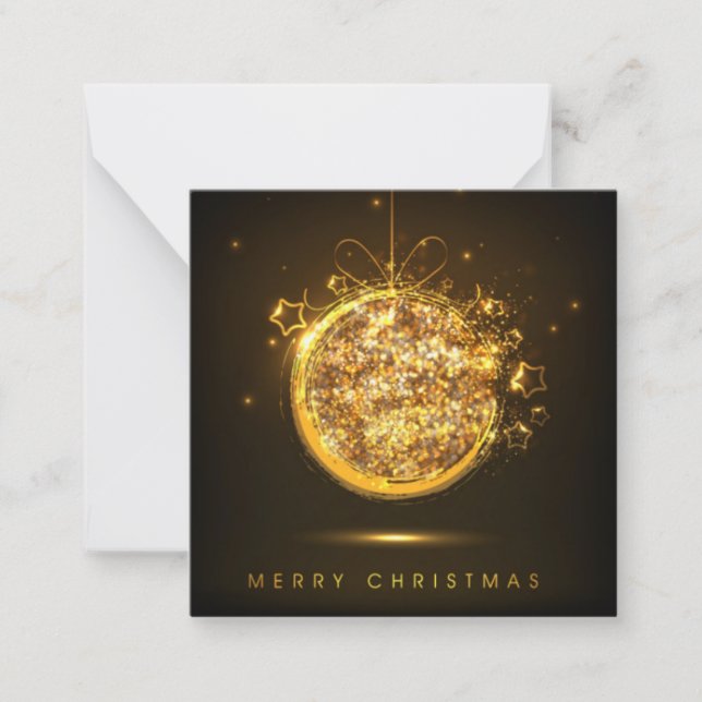 Cartão De Notas Feliz Natal (Frente)