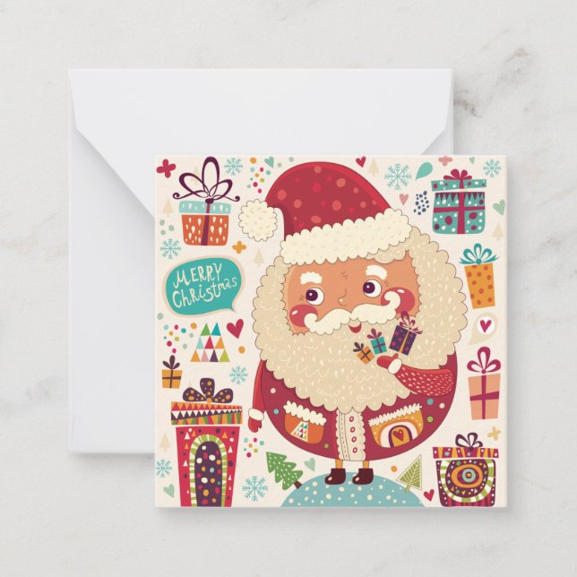 Cartão De Notas Feliz Natal (Frente)