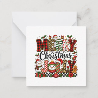 Cartão De Notas Feliz Natal Alegre