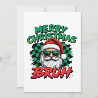 Cartão De Notas Feliz Natal Bruh