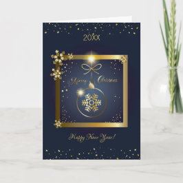 Cartão De Notas Feliz Natal e Ano Novo! 20XX