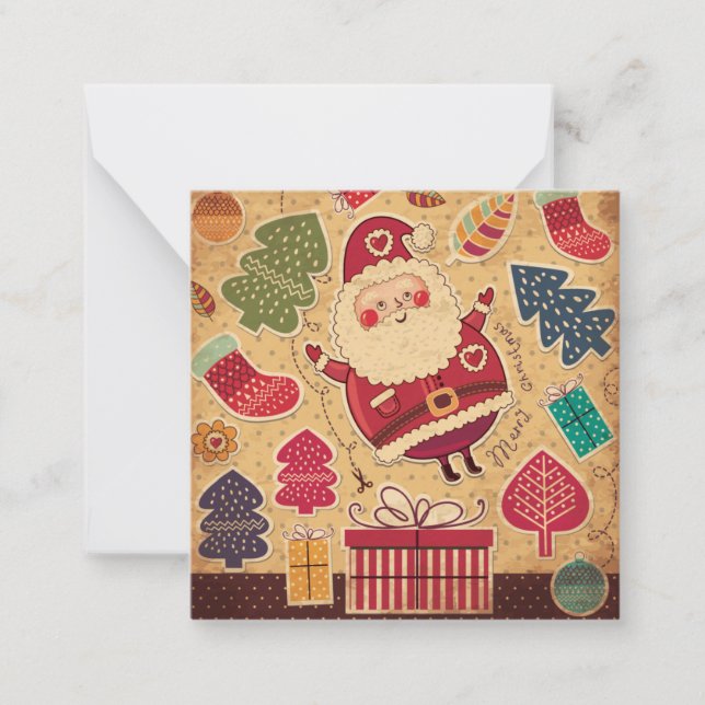 Cartão De Notas Feliz Natal/Felizes Festas (Frente)