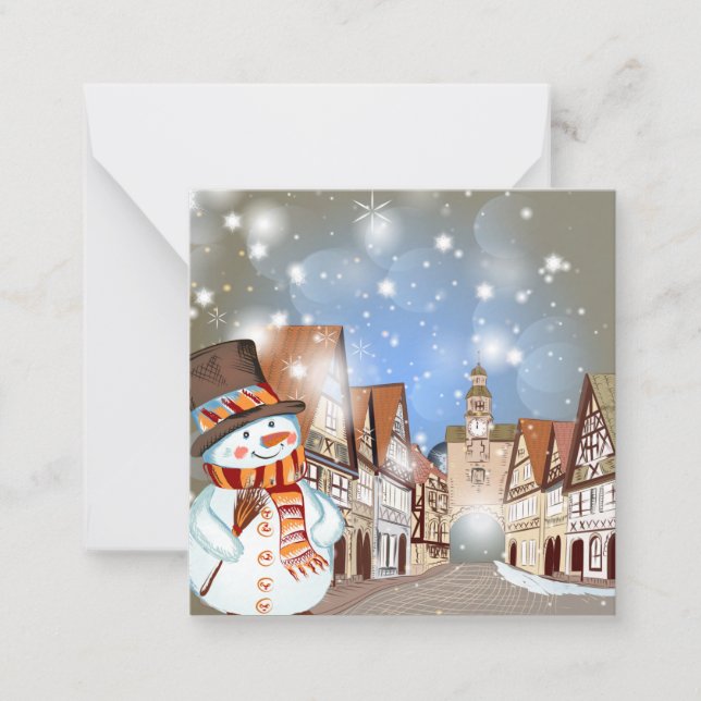 Cartão De Notas Feliz Natal/Felizes Festas (Frente)