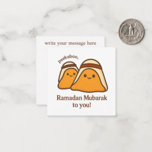Cartão De Notas Feliz Ramadan Mubarak Para Você