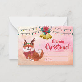 Cartão De Notas Feriados Personalizados de Cachorros Engraçados