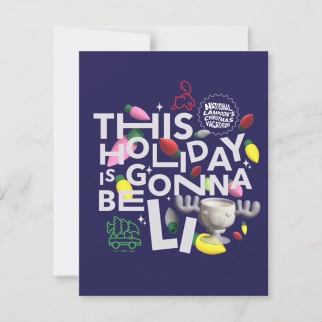 Cartão De Notas Férias de Natal | Este Feriado Vai Ser Incrível (Frente)