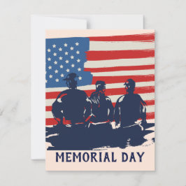 Cartão De Notas Festa de Churrasco do Dia Memorial