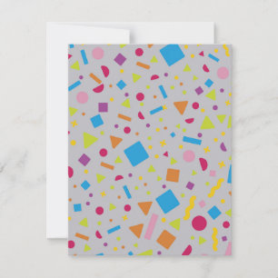 Cartão De Notas Figura Geométrica Criação 2