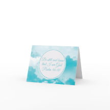 Fique quieto e saiba que sou Deus, um belo salmo