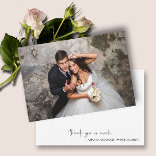 Cartão De Notas Flat de Foto de Script Elegante