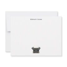 Flat de Máquina de Espelhamento Preta Elegante