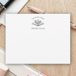 Cartão De Notas Flat Note Card