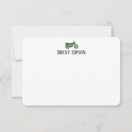 Cartão De Notas Flat Stationary Note Card