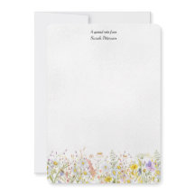 Flor de Campo Moderna Floral Botânica Personalizad