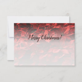 Cartão De Notas Flor de Natal Foto Personalizada Parabéns