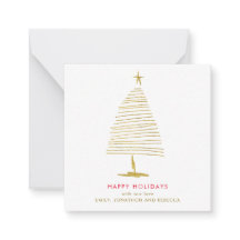 Flor Dourada de Faux de árvore de Natal simples