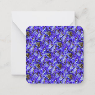 Cartão De Notas Flor Íris Roxo/Inclinado/Cortado/Flor