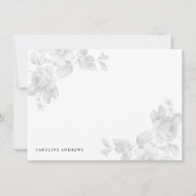 Floral Cinza Vintage