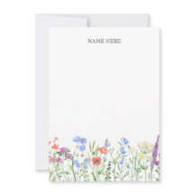 Flores coloridas nome personalizado