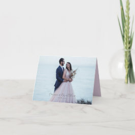 Cartão De Notas Flores Russas Por Aquarela Foto Dobrada Obrigado