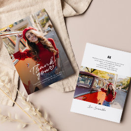 Cartão De Notas Formando Graduação 2025 Fotos Obrigado